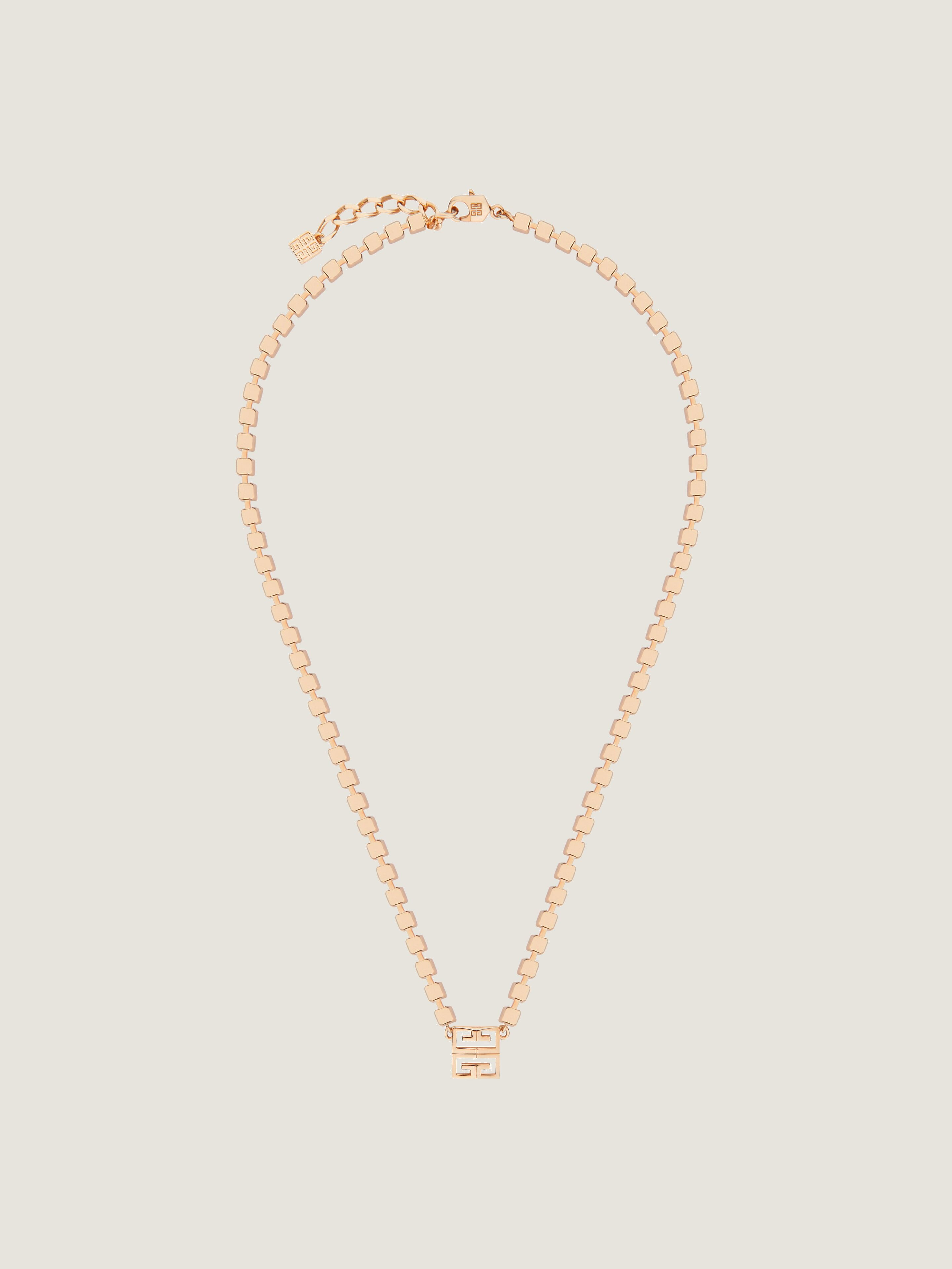 4G NECKLACE IN METAL WITH CRYSTALS - 2