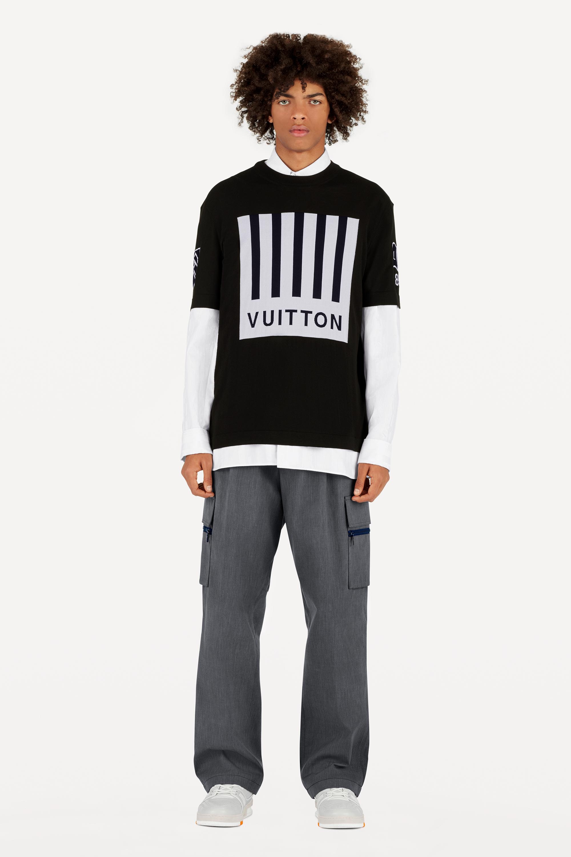 Vuitton Barcode & Earth Wool T-shirt - 6