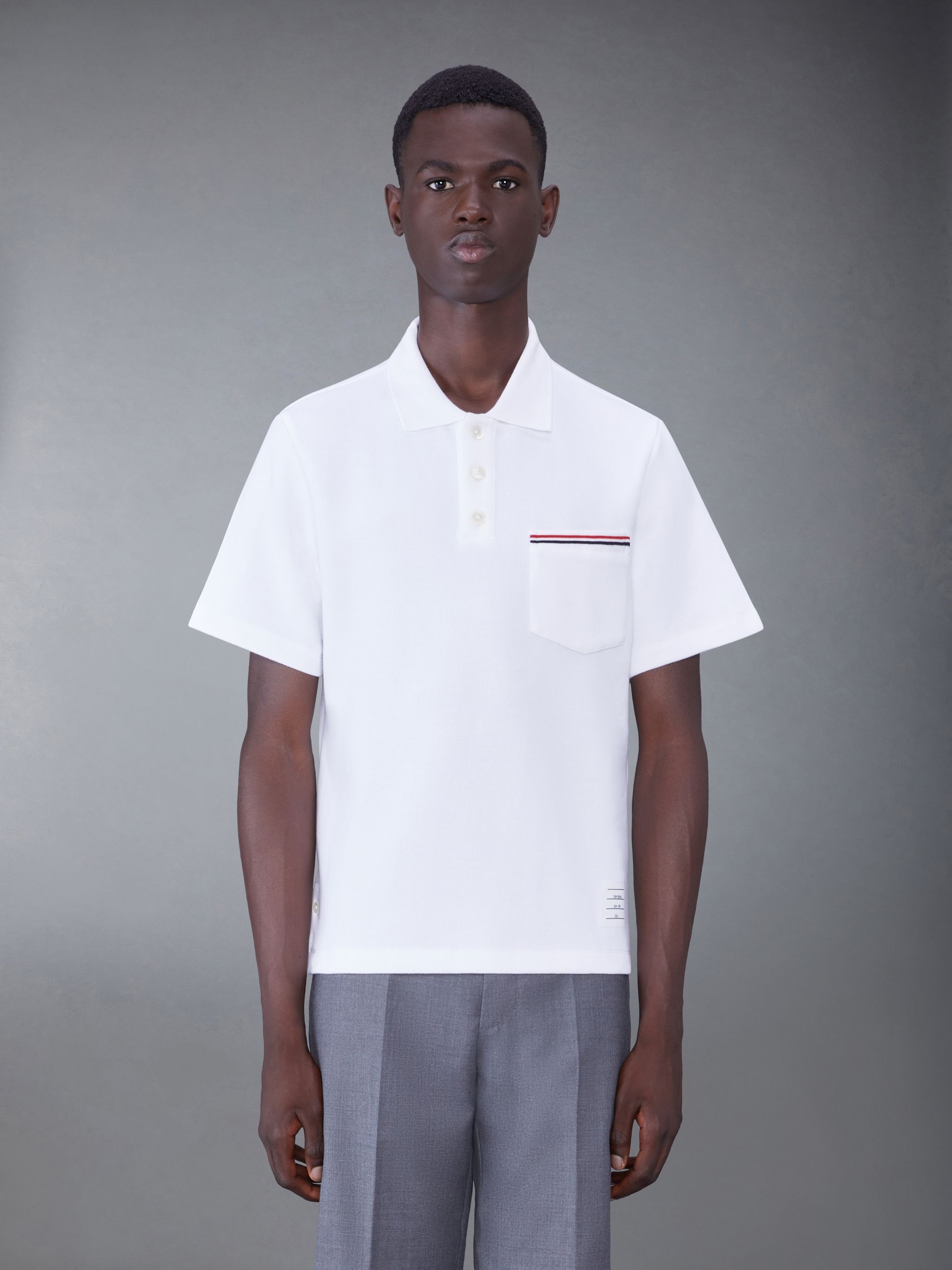 Cotton Interlock Short Sleeve Pocket Polo - 1