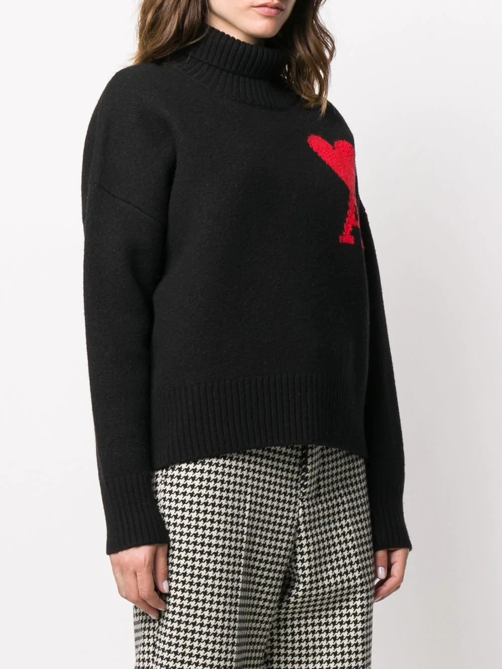 Ami de Coeur intarsia jumper - 3