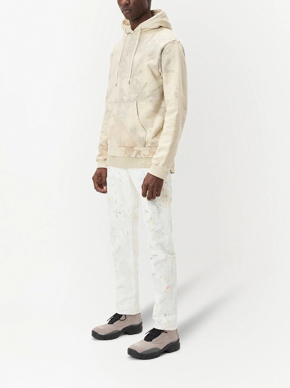 Beach rib-trimmed cotton hoodie - 3
