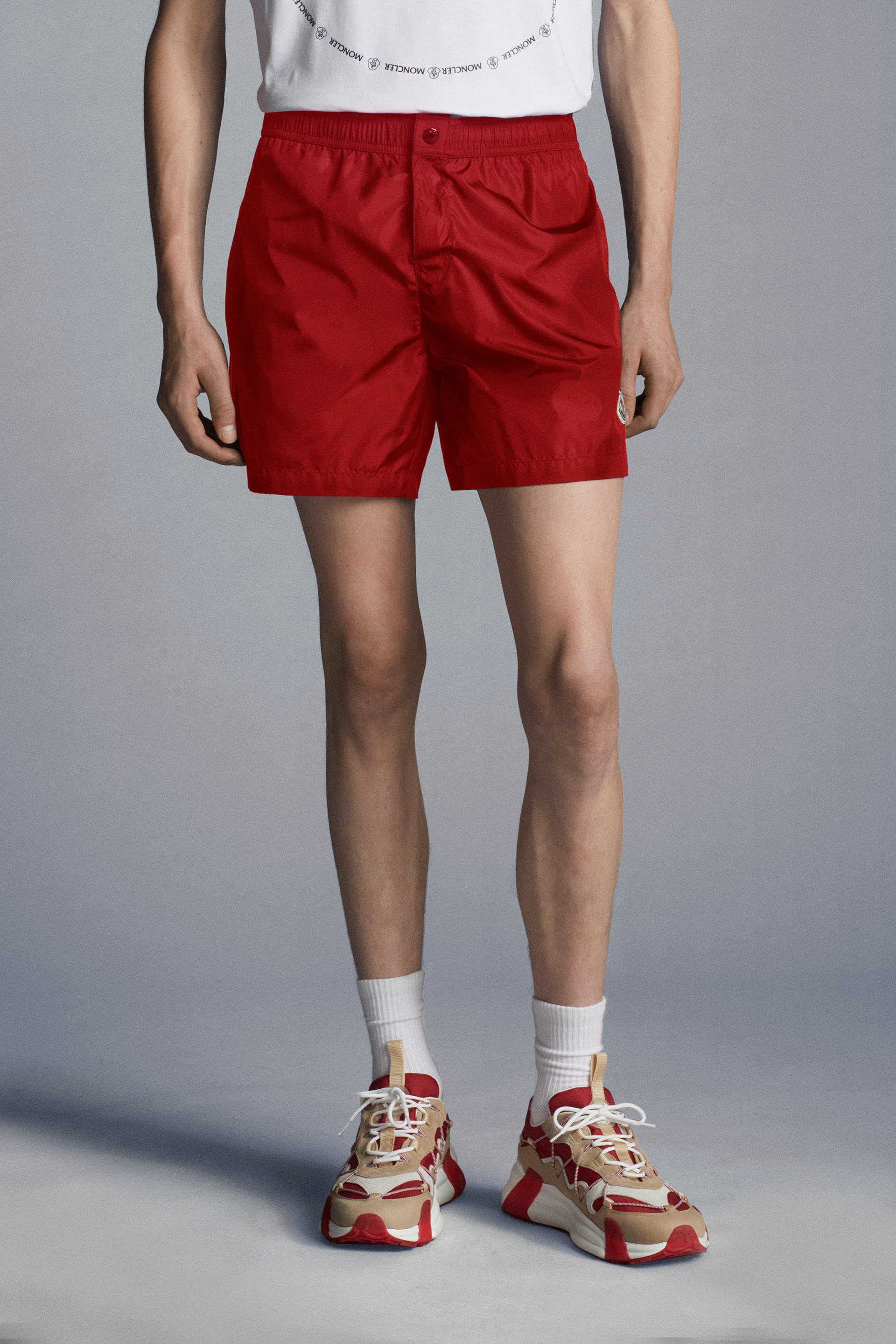 Tricolor Detail Swim Shorts - 3