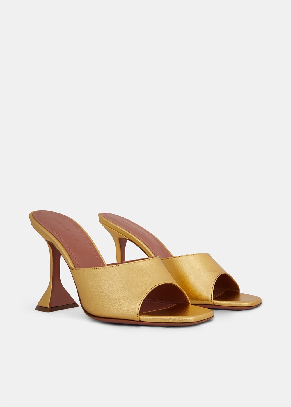 Metallic Nappa Mule - 4