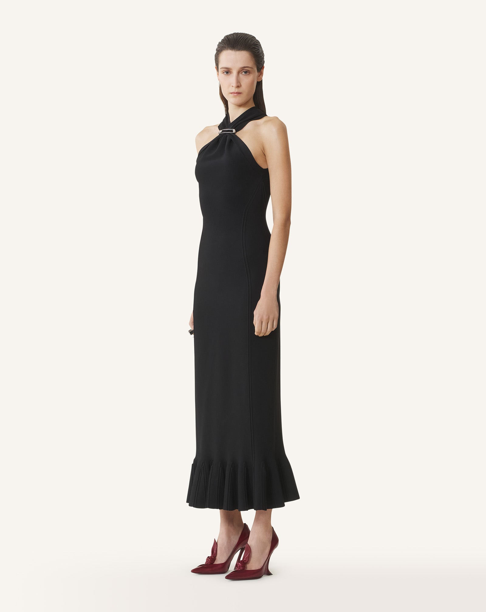 LONG VISCOSE DRESS - 3