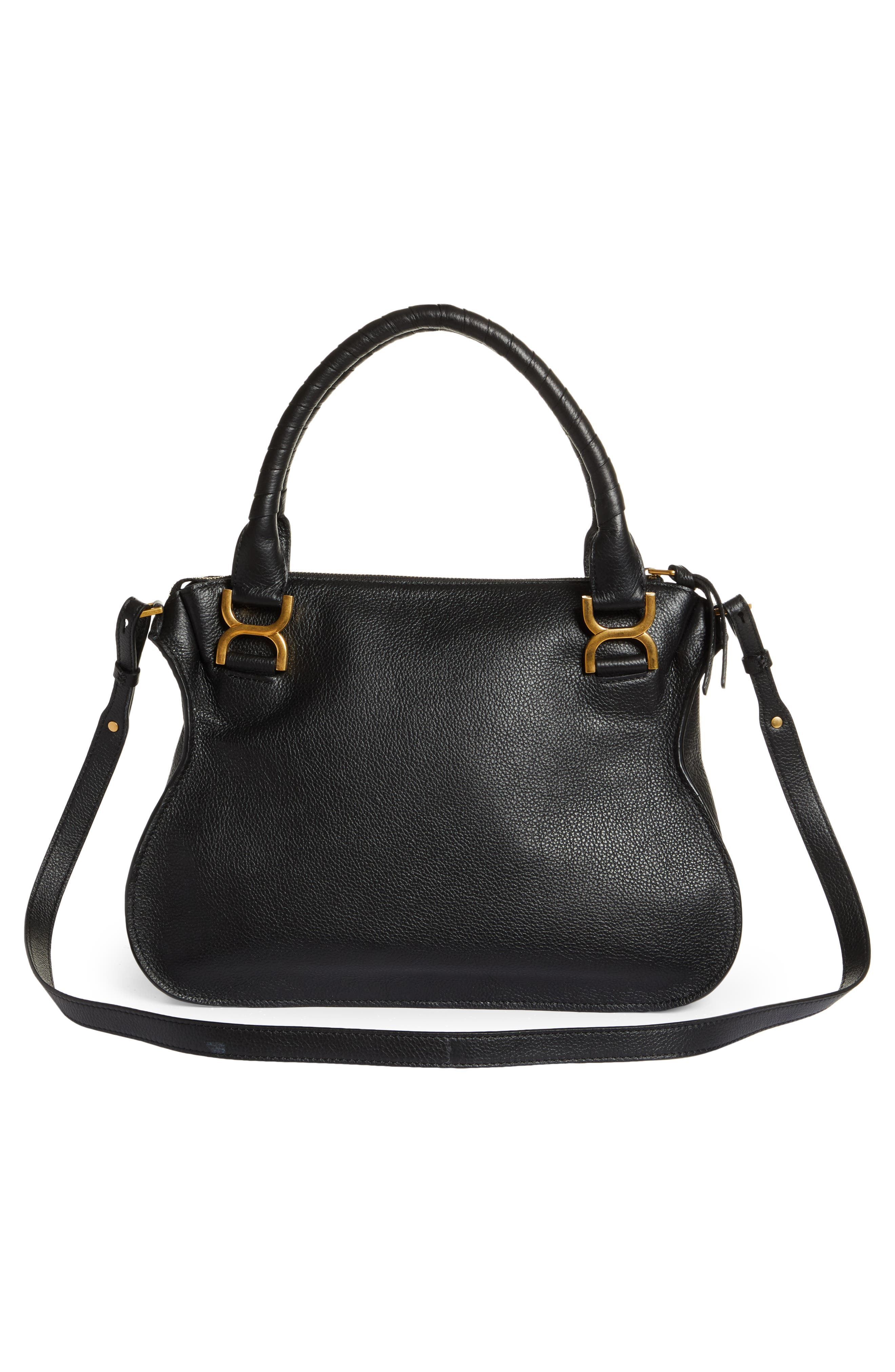 Medium Marcie Leather Satchel - 4