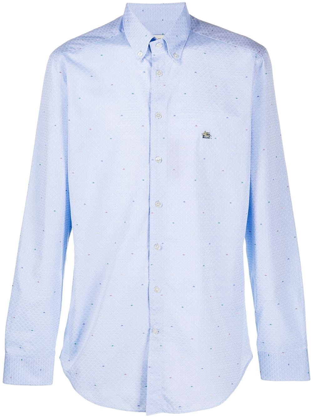 embroidered cotton shirt - 1