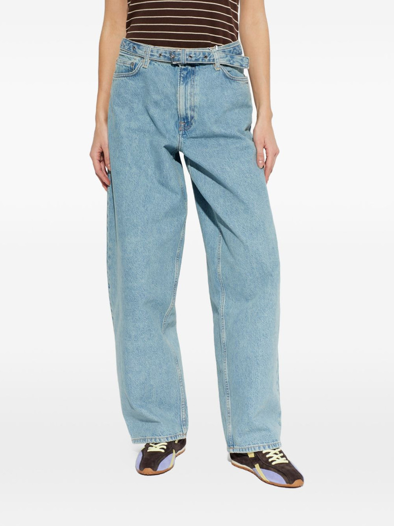 Saharper belted denim jeans 3