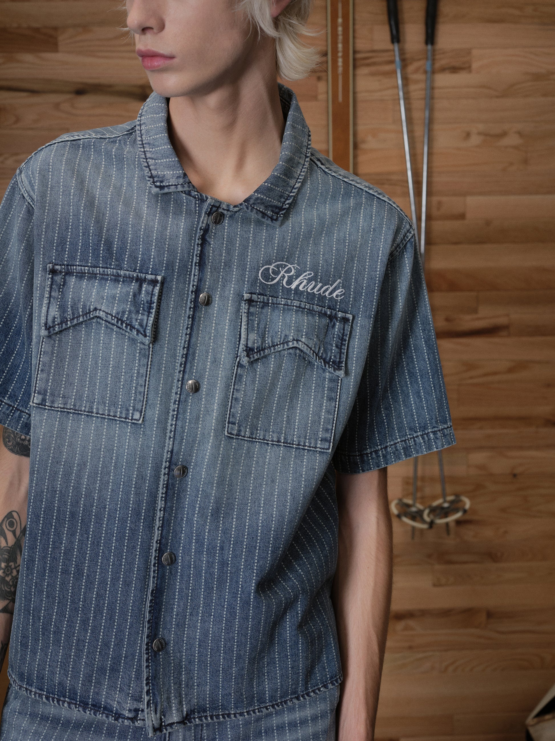 WABASH DENIM SNAP SHIRT - 6