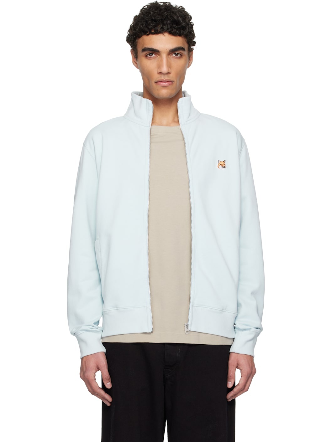Blue Fox Head Patch Fullzip Regular Sweatshirt - 1