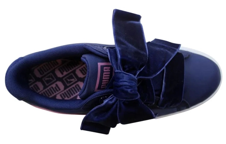 (WMNS) PUMA Basket Heart Nylon 'Blue Depths' 364954-01 - 3
