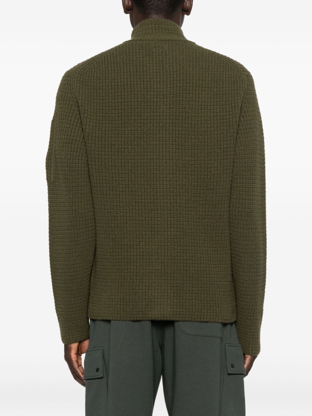 logo-detail cardigan - 4