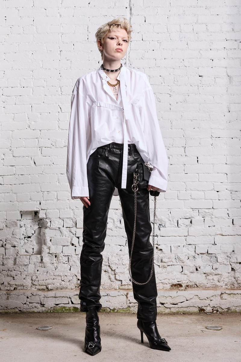BELTED BUTTON-UP - WHITE 3