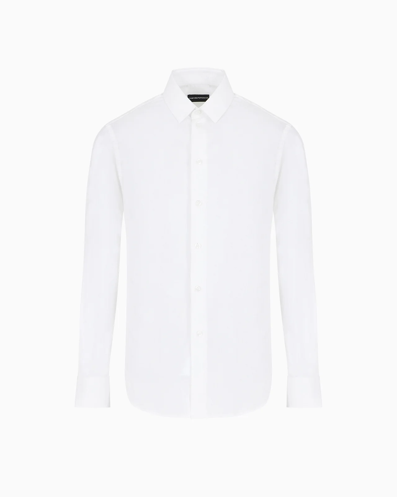 STRETCH COTTON POPLIN SHIRT - 1