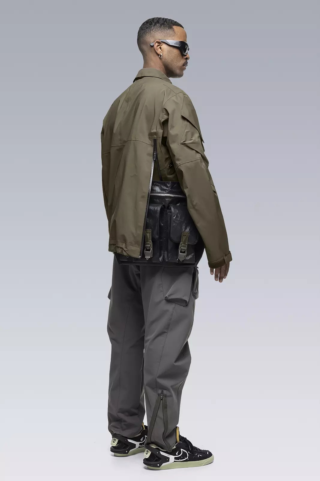 P41-DS schoeller® Dryskin™ Articulated Cargo Trouser Gray - 7