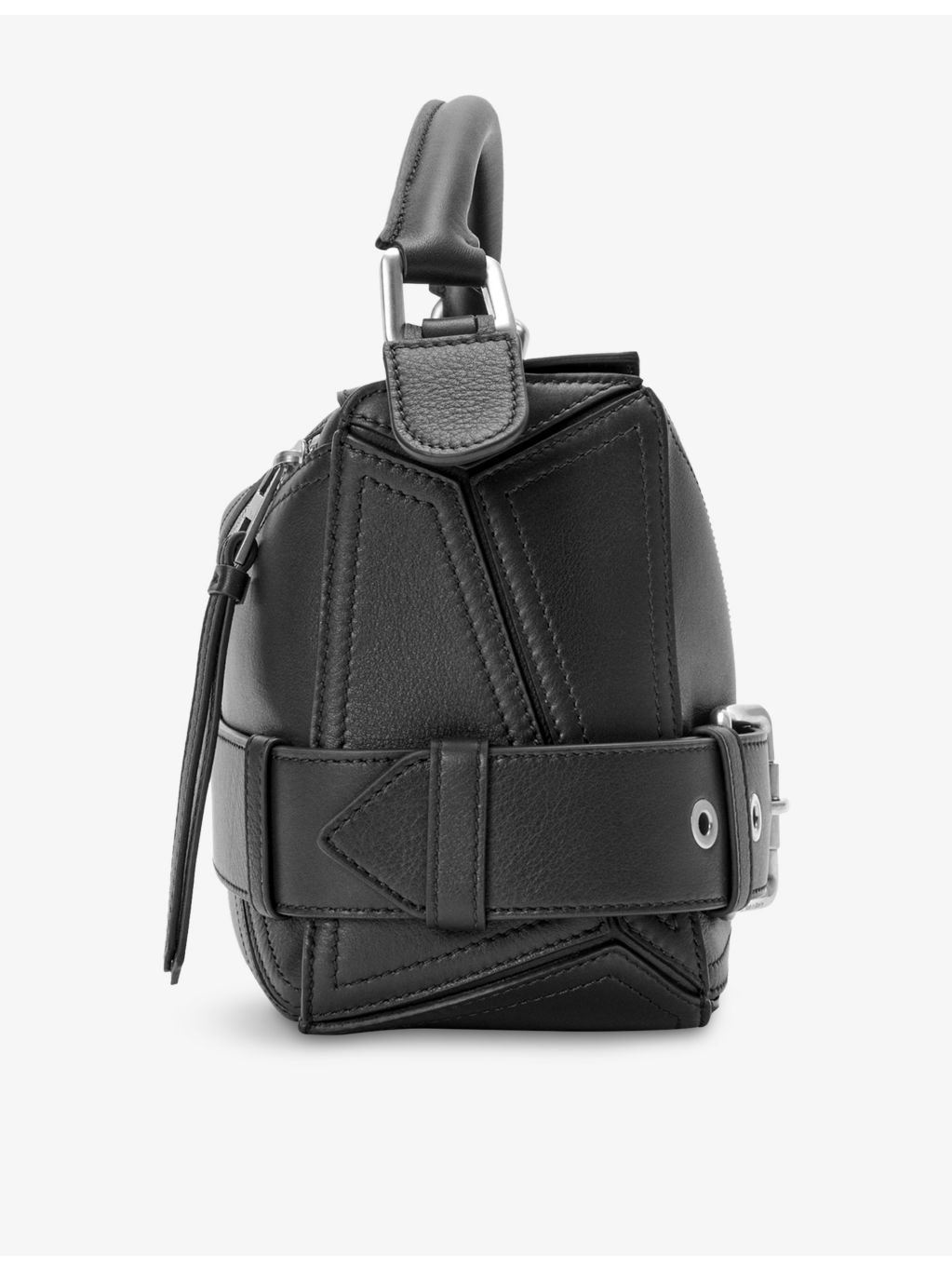 Puzzle Biker Small Leather Cross-Body Bag - 11