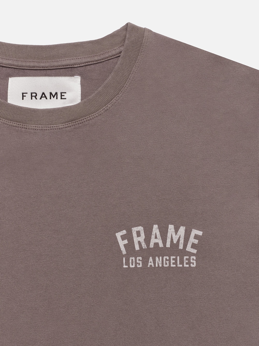 Vintage Print Tee in Washed Dry Rose - 3