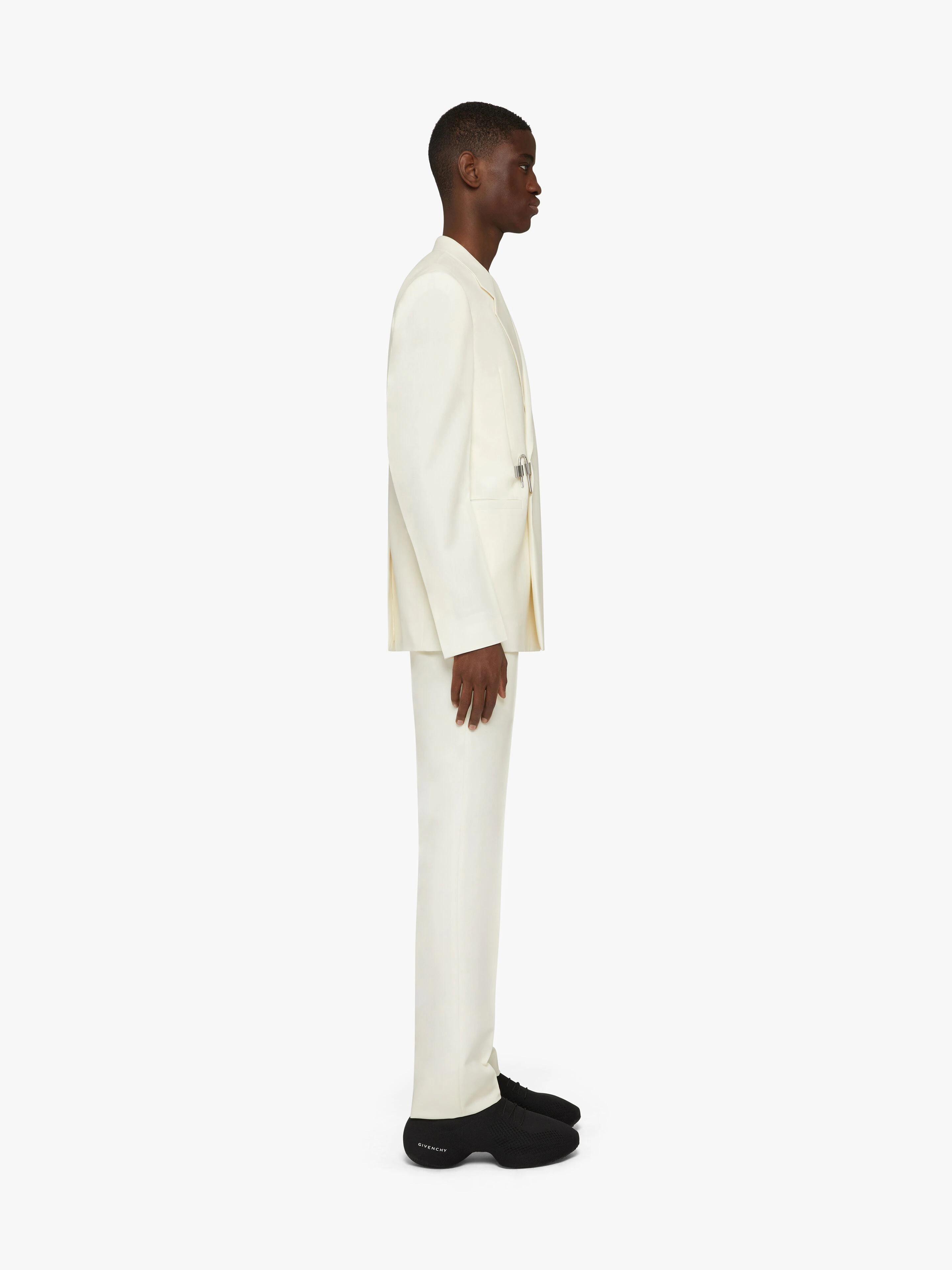 SLIM-FIT JACKET IN WOOL AND MOHAIR WITH U-LOCK - 3
