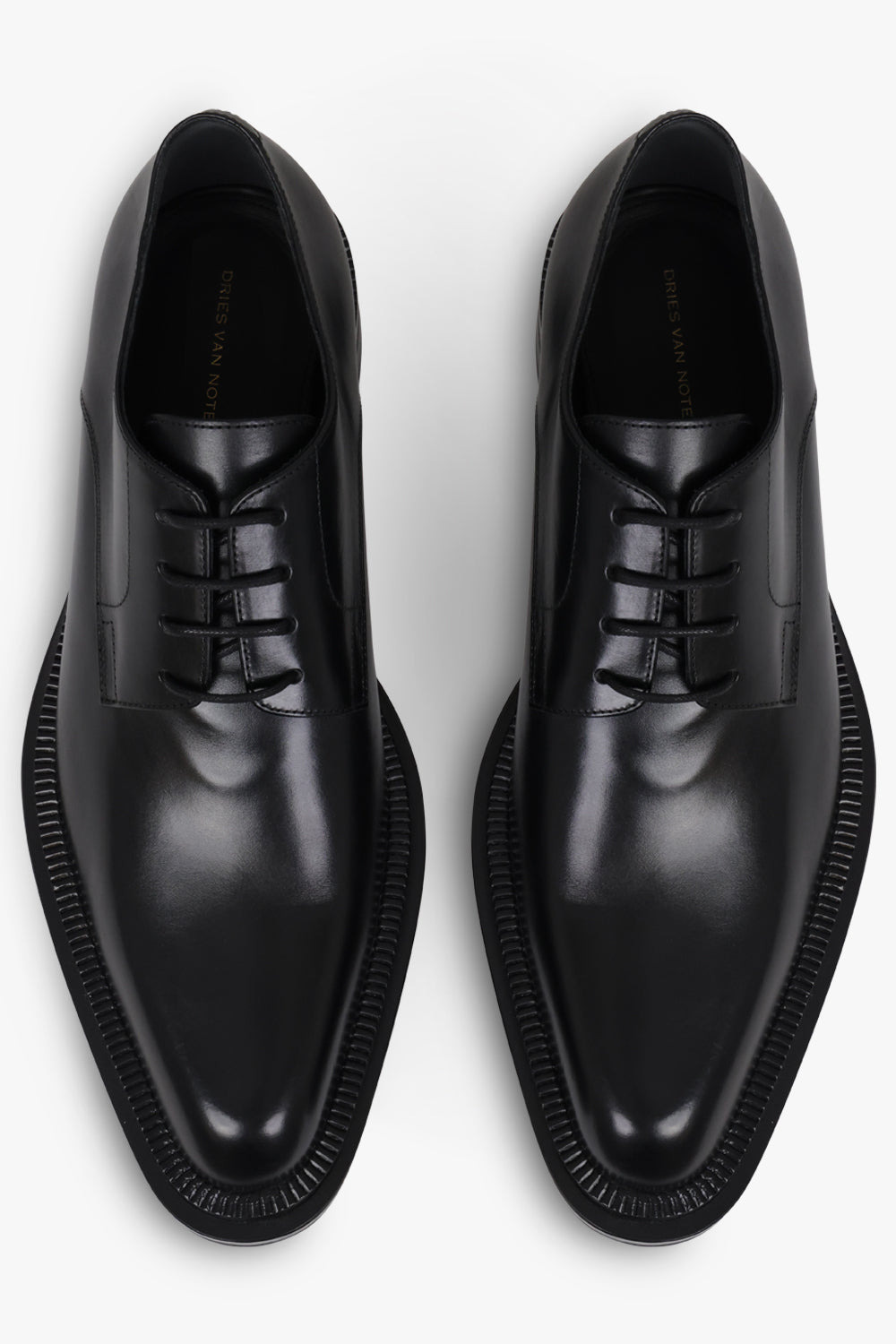 HEELED LACE BROGUE | BLACK - 4