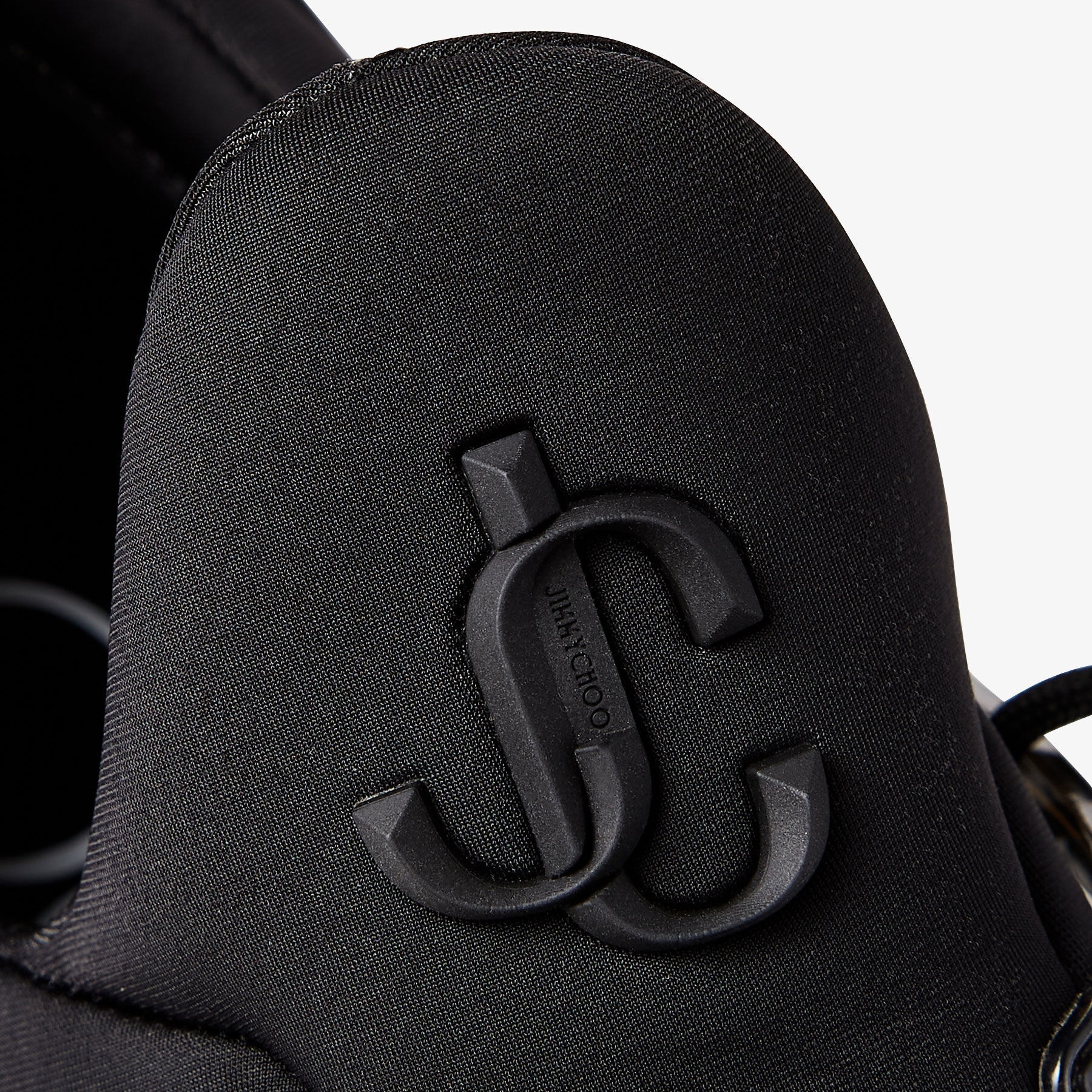 Cosmos/M
Black Leather and Neoprene Low-Top Trainers - 3