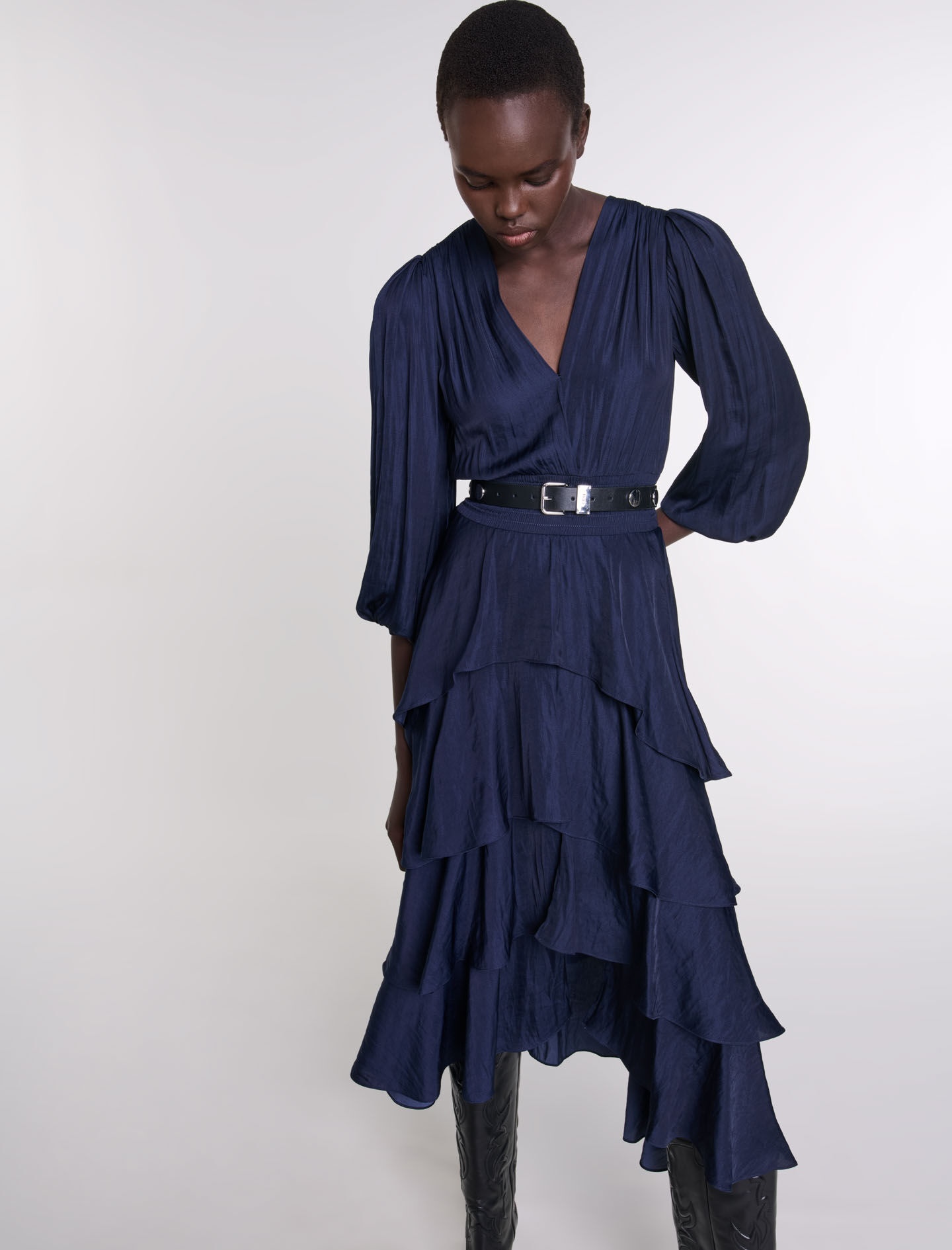 Ruffled maxi dress - 7