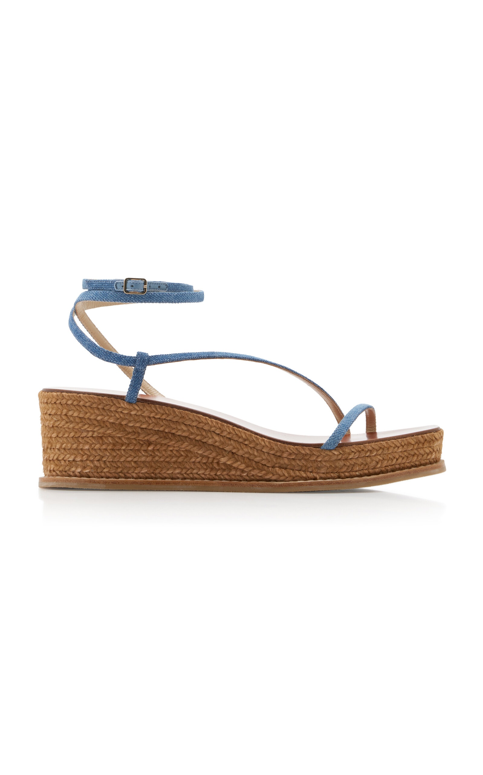 Drive Denim Wedge Sandals blue - 1