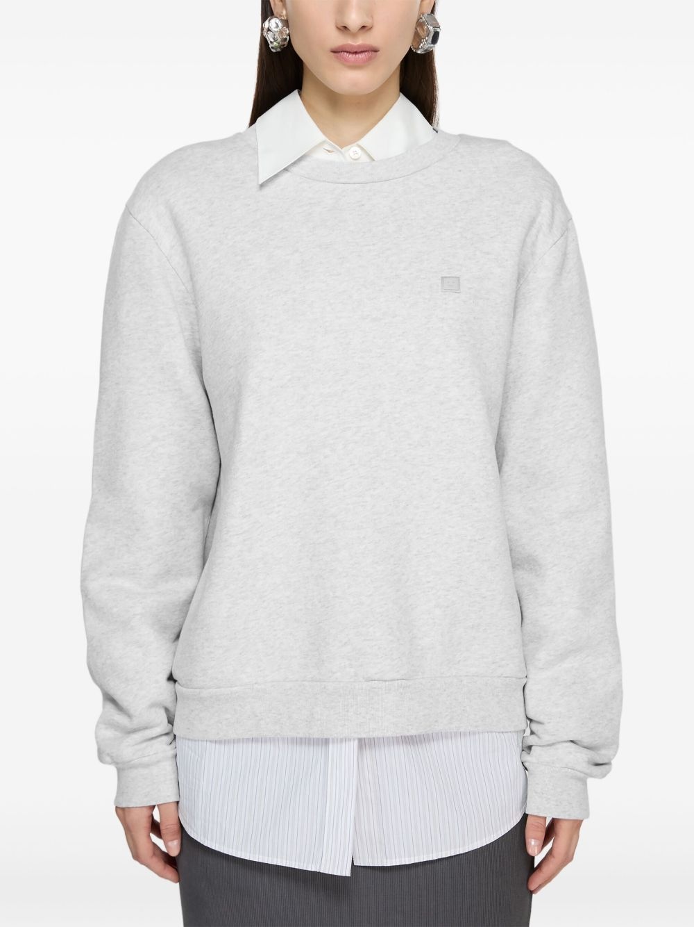 fleece crew-neck sweatshirt - 5