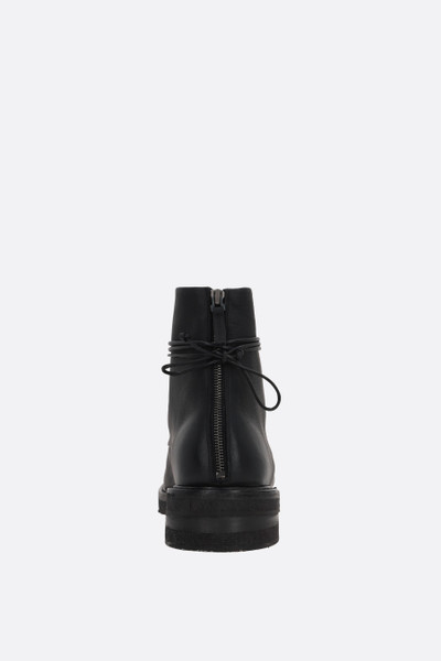 Marsèll PARRUCCA SMOOTH LEATHER COMBAT BOOTS outlook