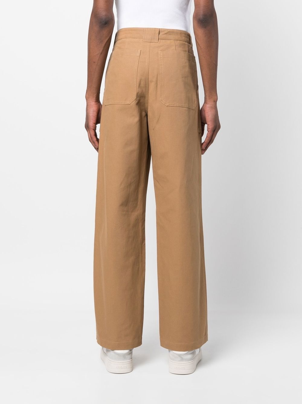 Sidney straight-leg cotton trousers - 4