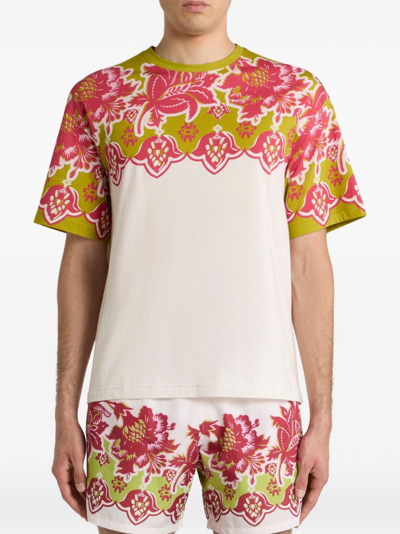 Etro floral-print T-shirt outlook