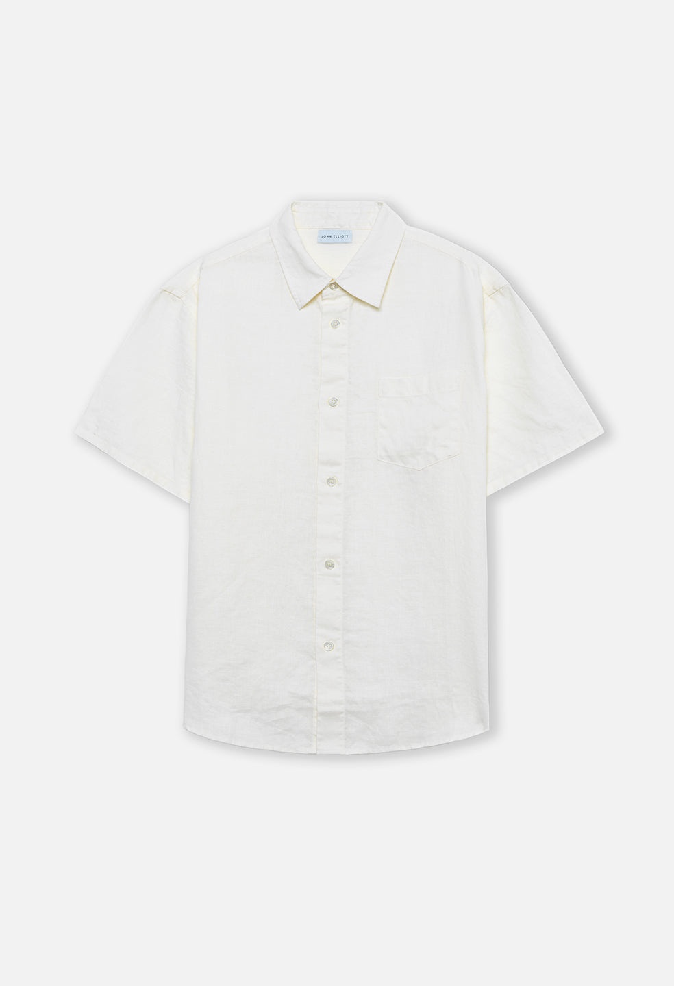 LINEN SS CLOAK BUTTON UP - 1