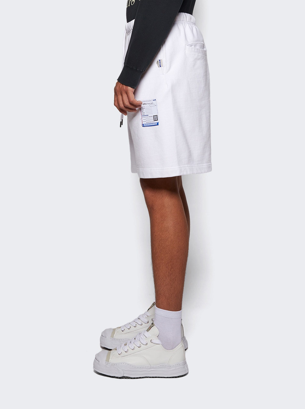 French Terry Easy Shorts White - 4