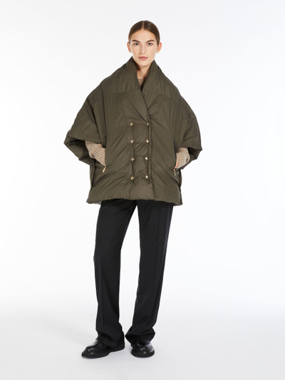 Max Mara Reversible cape in water-resistant fabric outlook