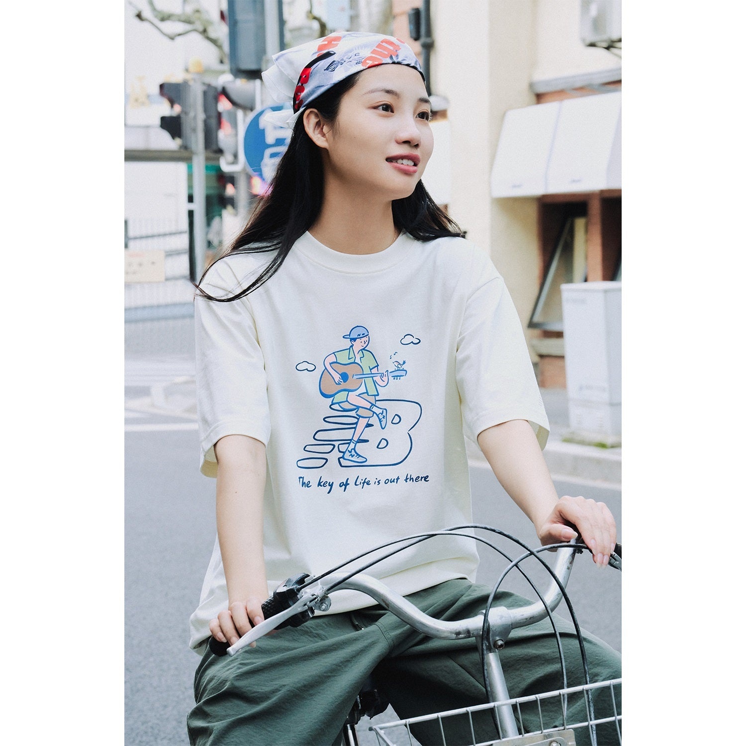 New Balance x PK Guitar Graphic T-Shirt 'Ivory' NEE26021-IV - 5