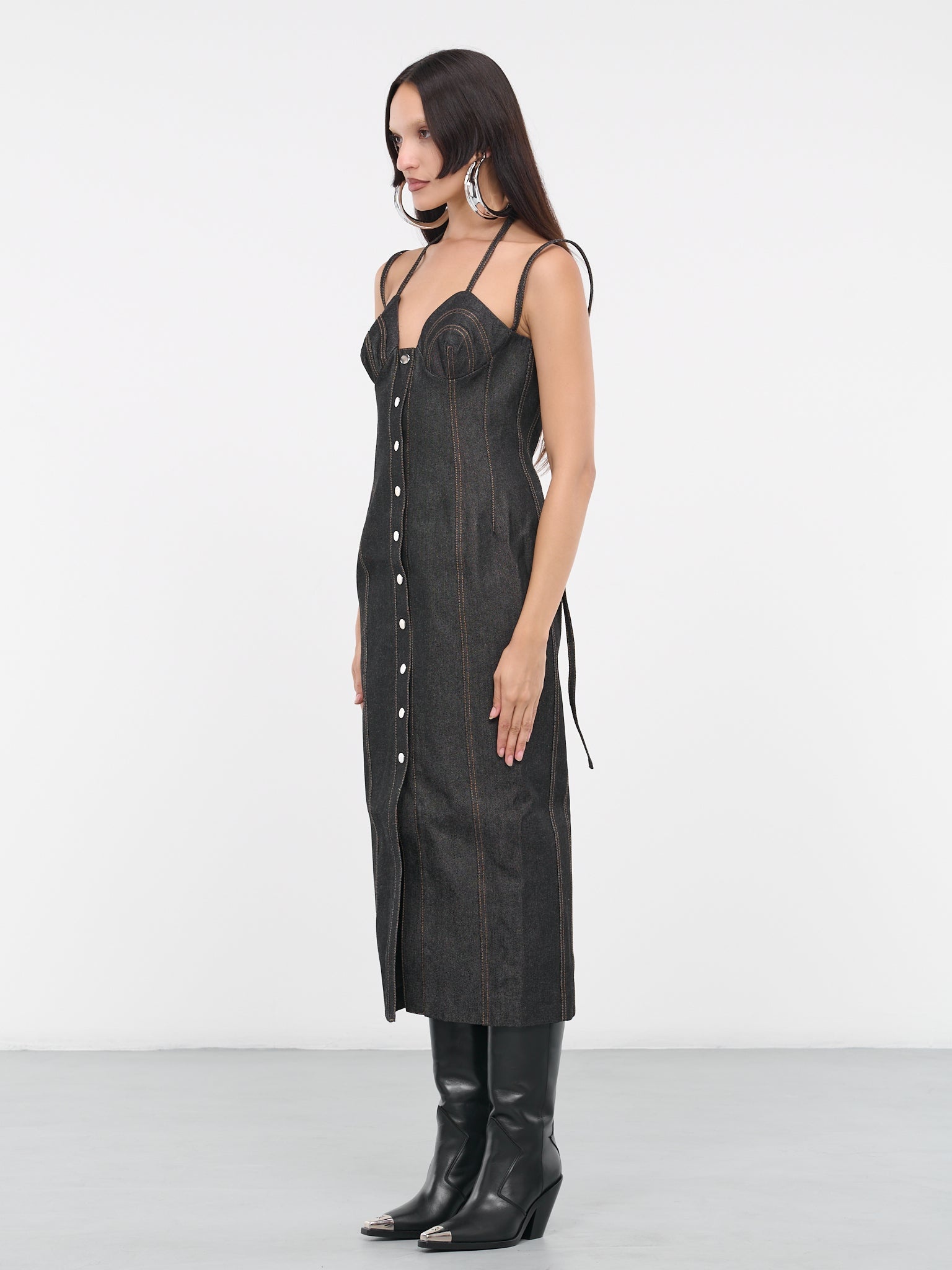 Button Through Dress - 2