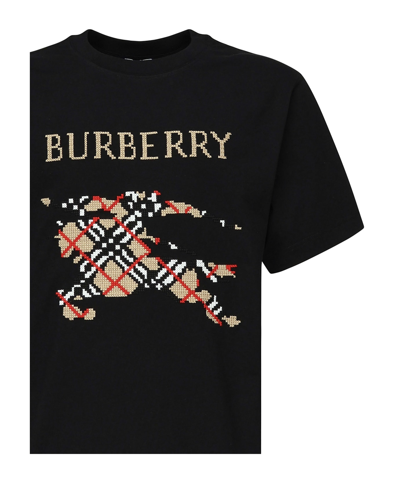 T-shirt With Cross-stitch Ekd - 2