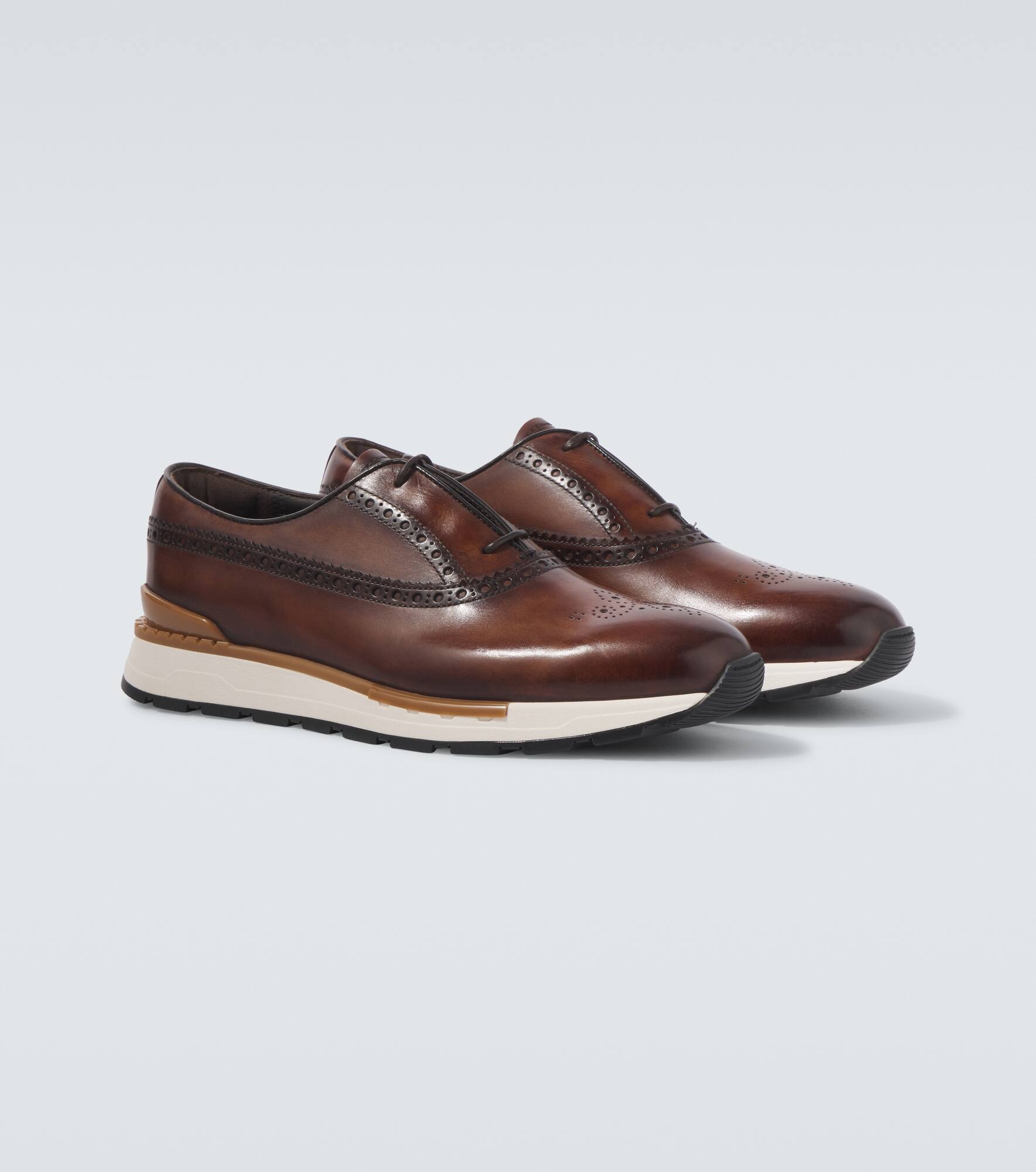 Fast Track leather sneakers - 5