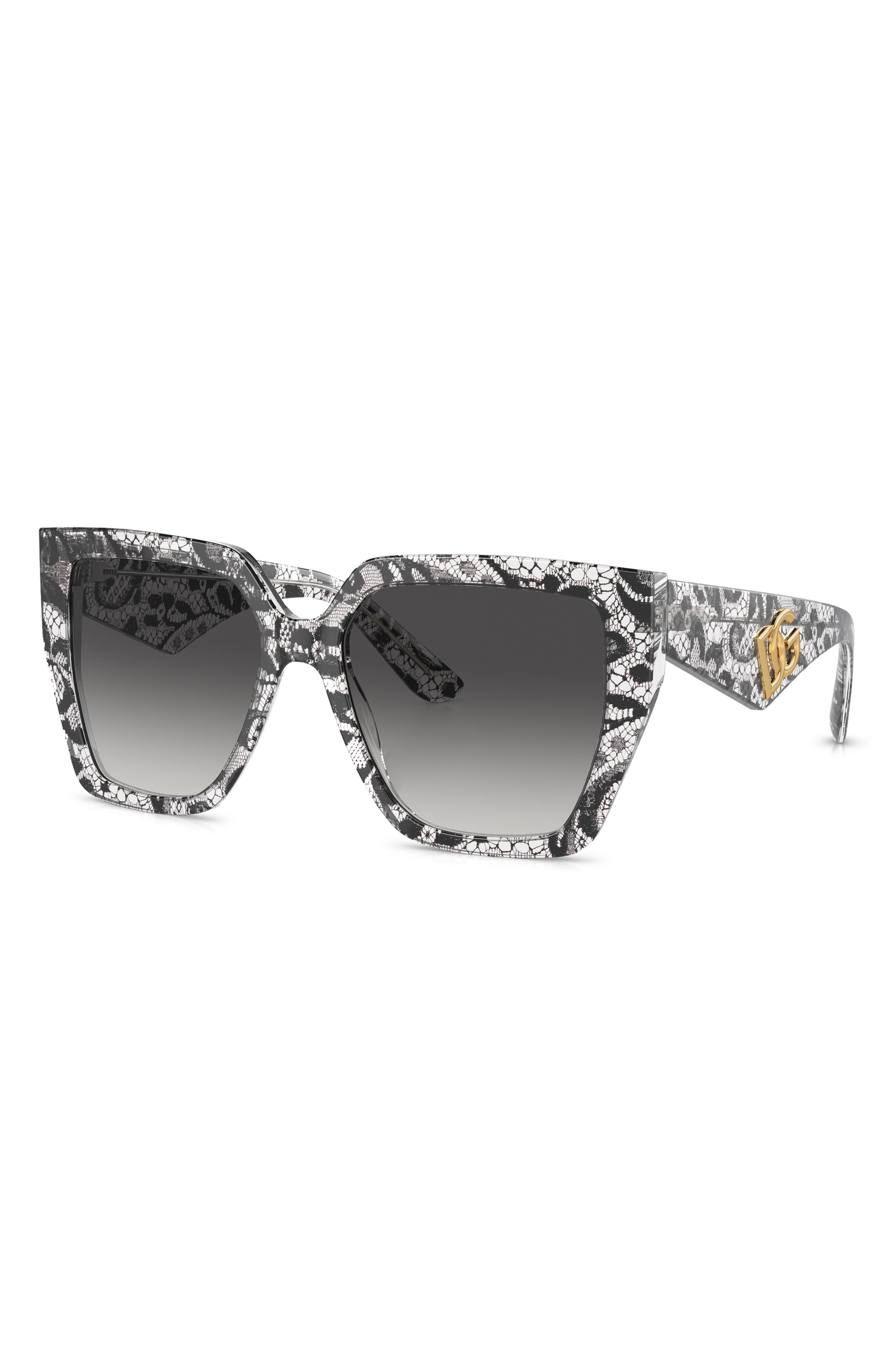 55mm Gradient Square Sunglasses - 2