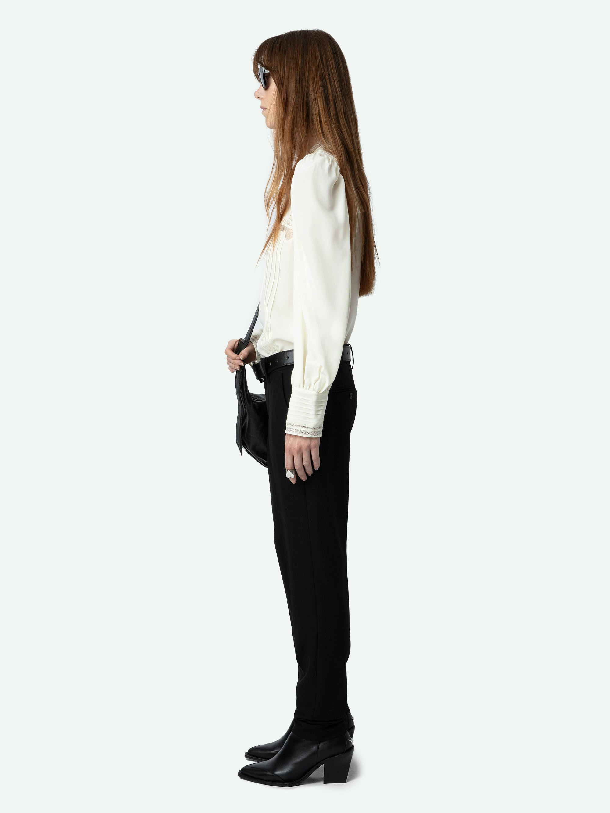 Thena Silk Blouse - 4