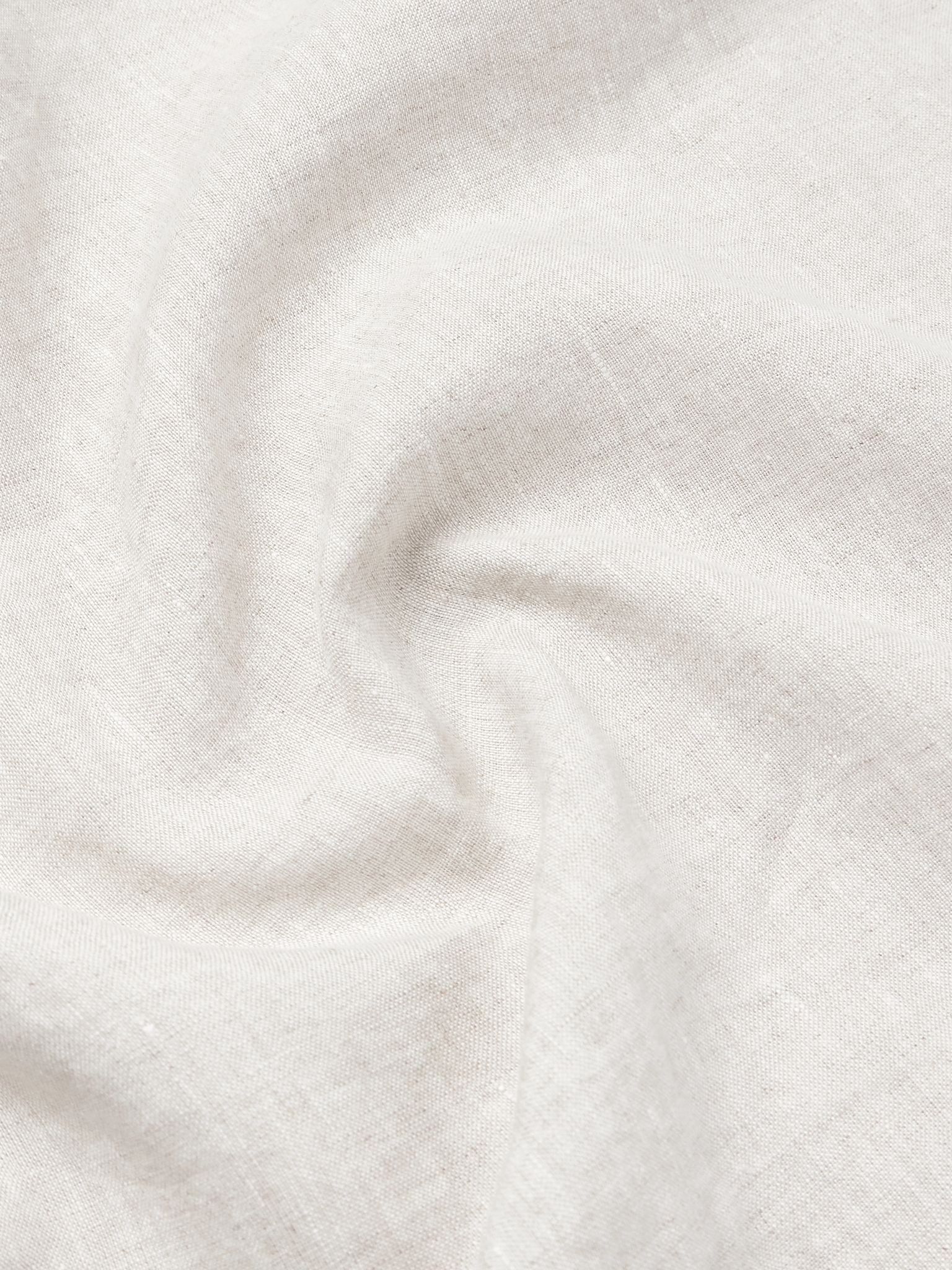 Julio 5708 Camp-Collar Linen Shirt Beige - 5