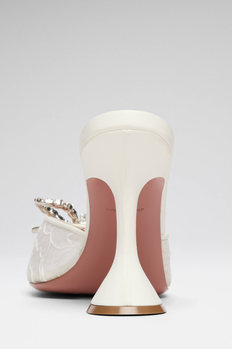 ROSIE LACE SLIPPER 95 IVORY SATIN AND IVORY NAPPA 3