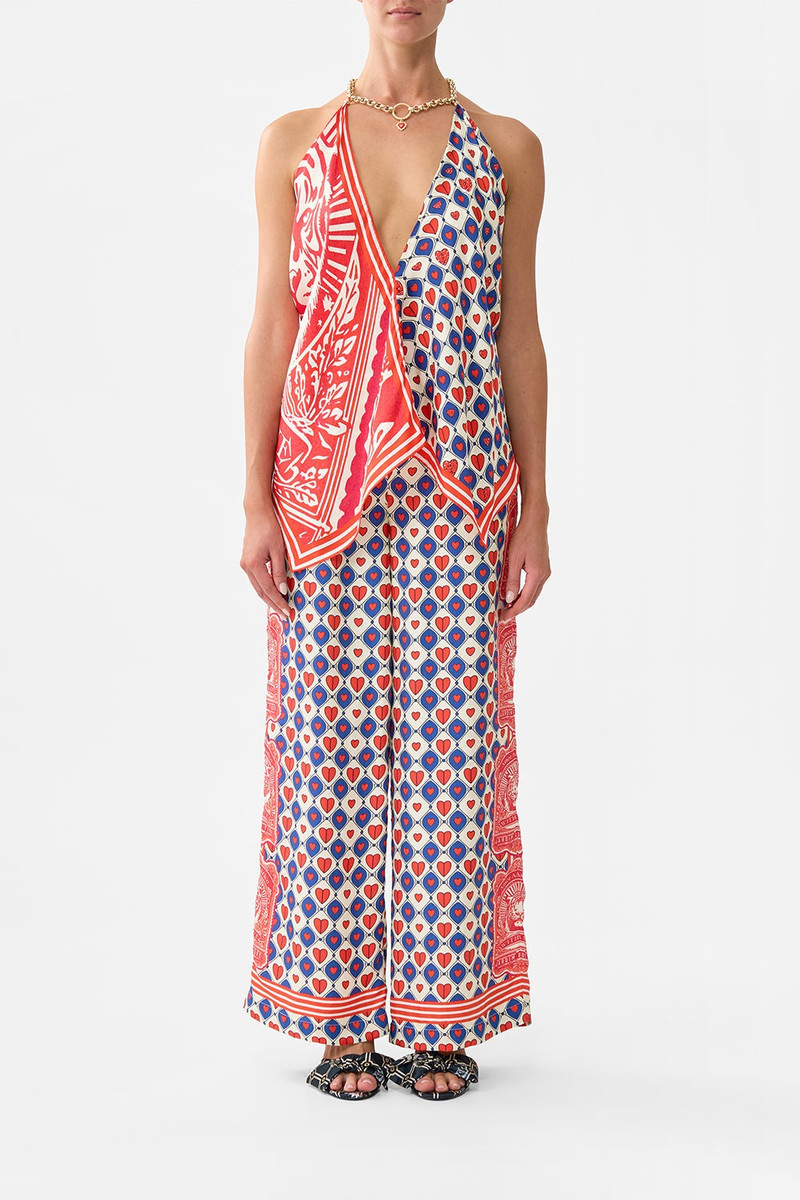 CAMILLA KNOTTED SCARF TOP outlook