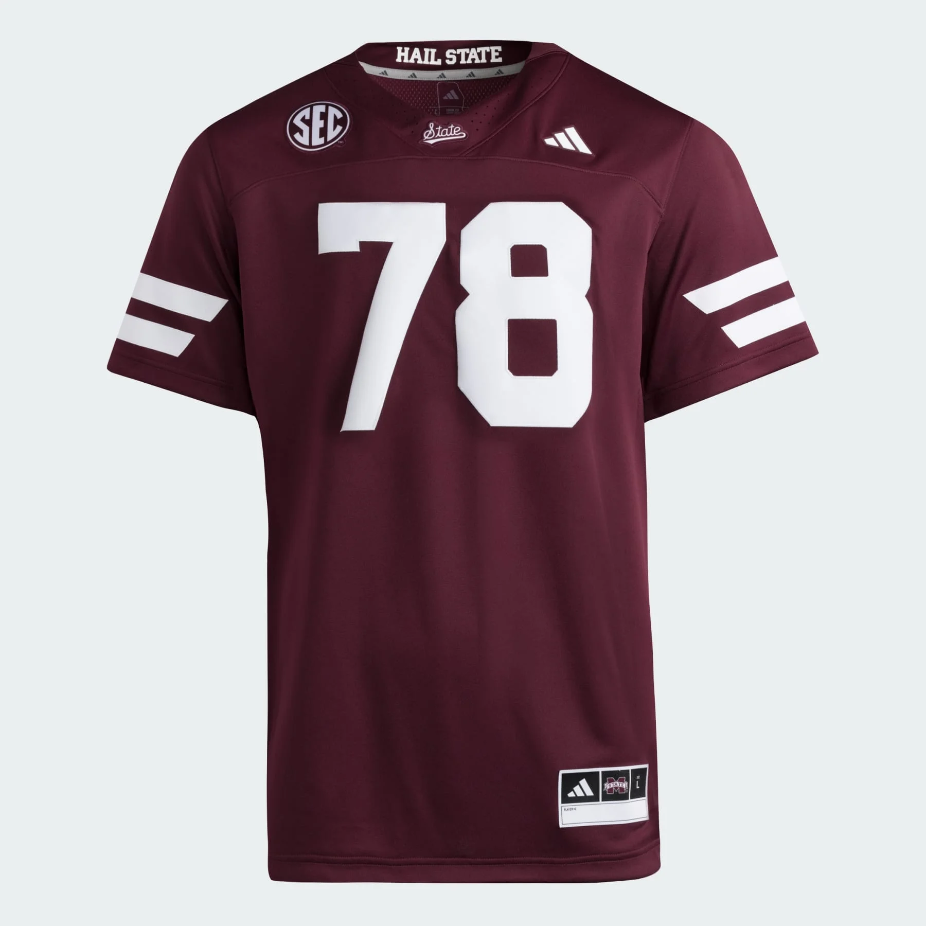 Mississippi State Bulldogs Premier Home Football Jersey - 1