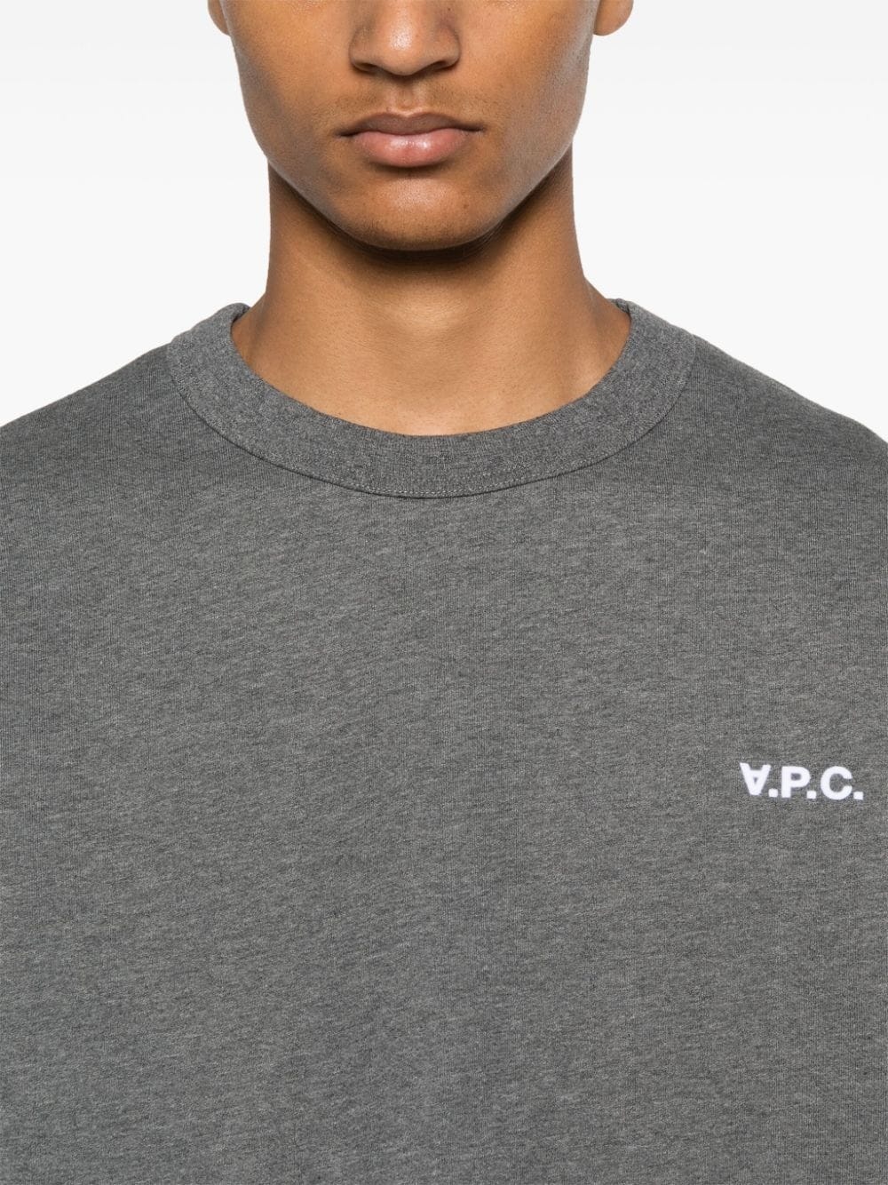 flocked-logo T-shirt - 5