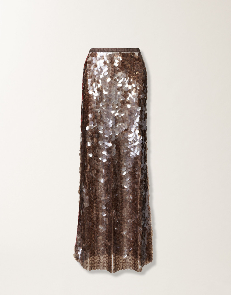Skirt in printed sequin tulle 1