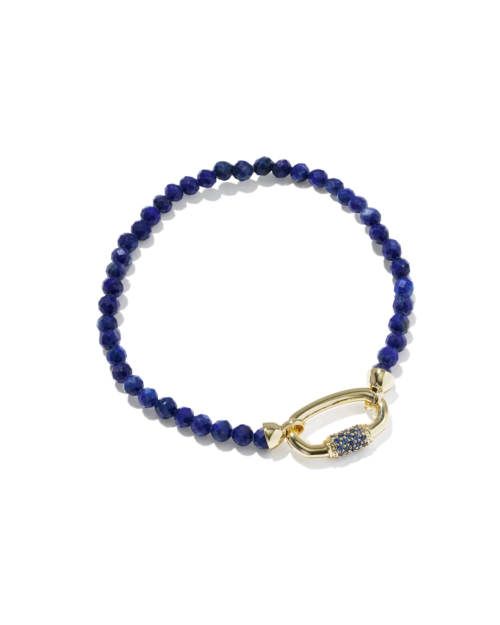 Emery Gold Beaded Stretch Bracelet - 1
