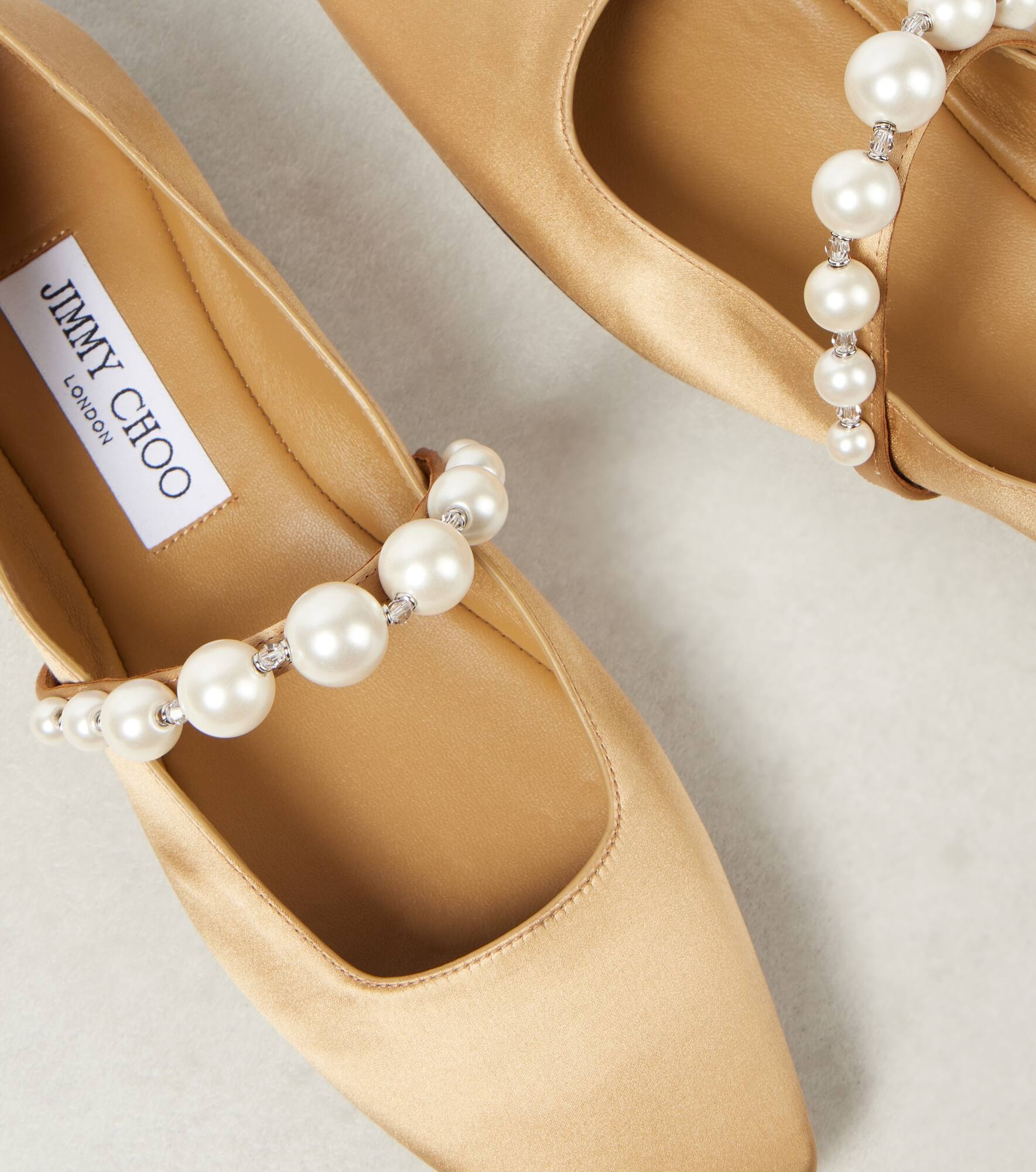 Ade embellished satin Mary Jane flats - 5