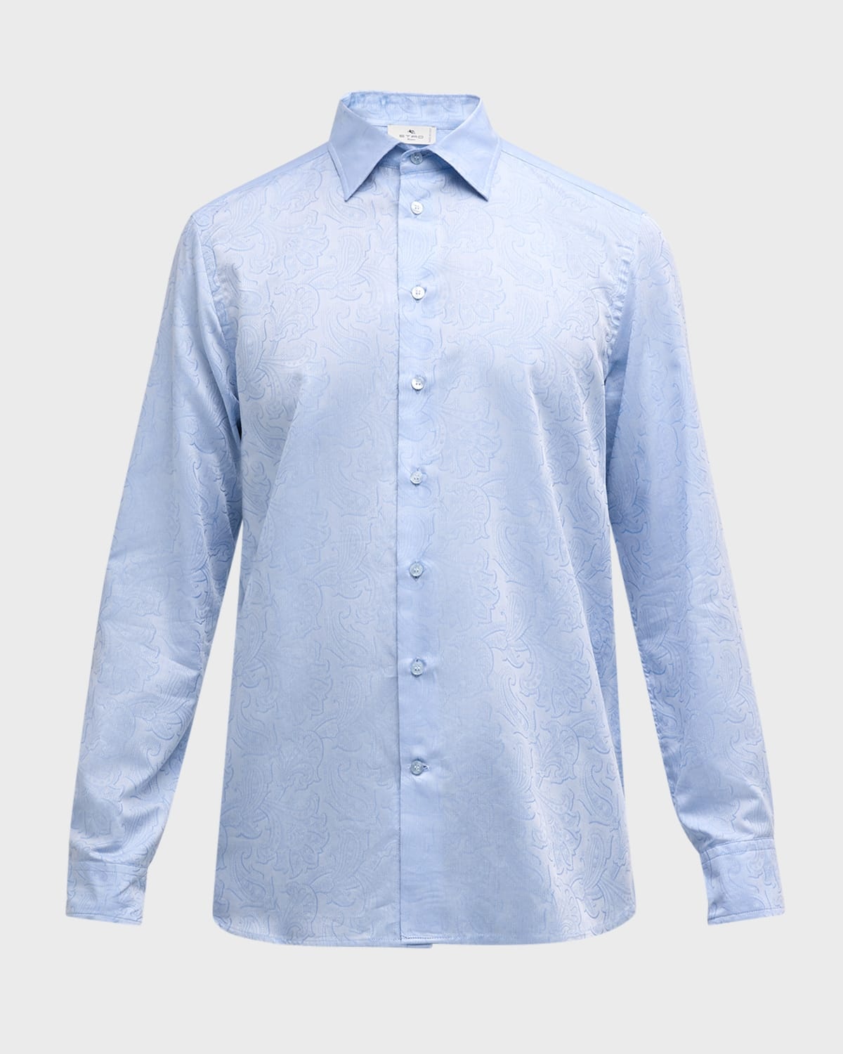 Men's Tonal Jacquard Dress Shirt - 1