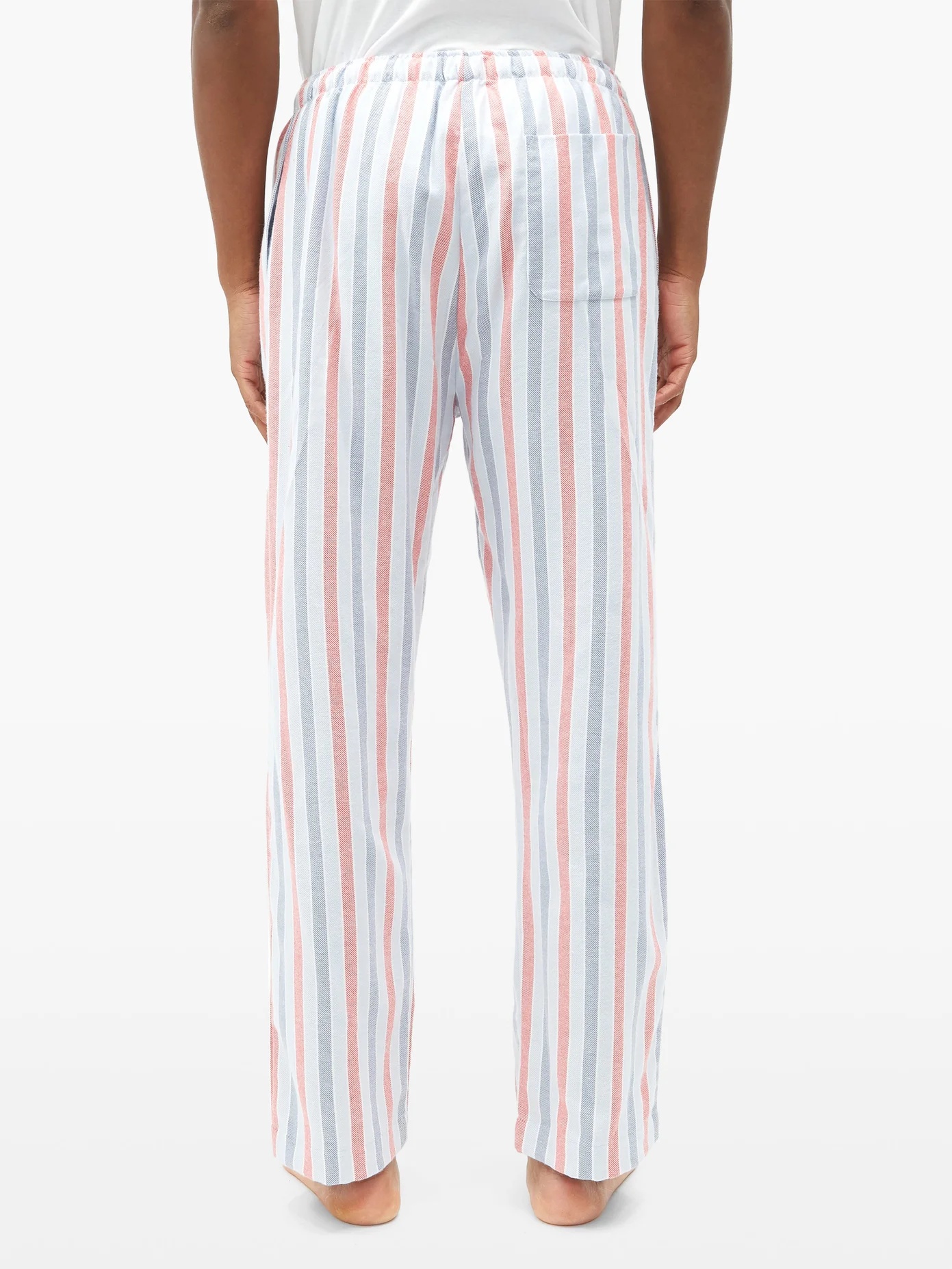 Kelburn striped brushed-cotton pyjama trousers - 5