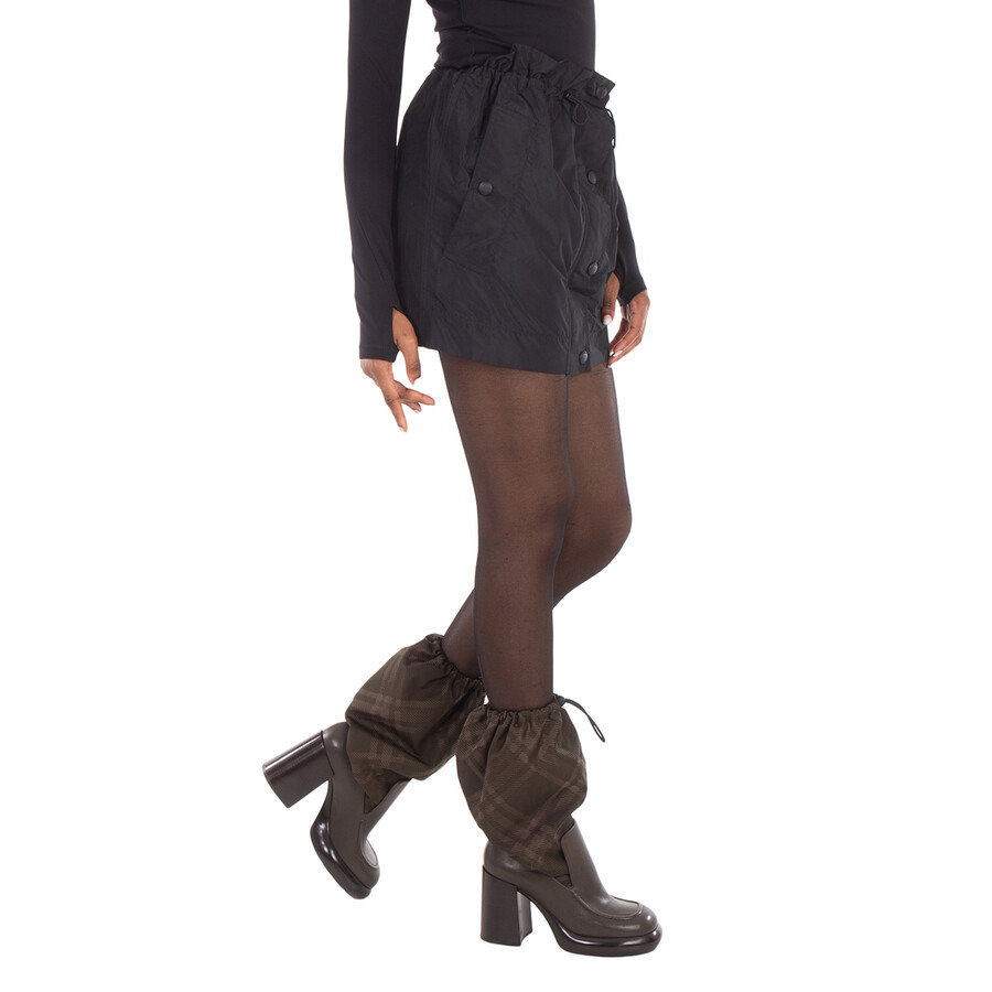 Burberry Joss Press-stud Taffeta Mini Skirt - 4