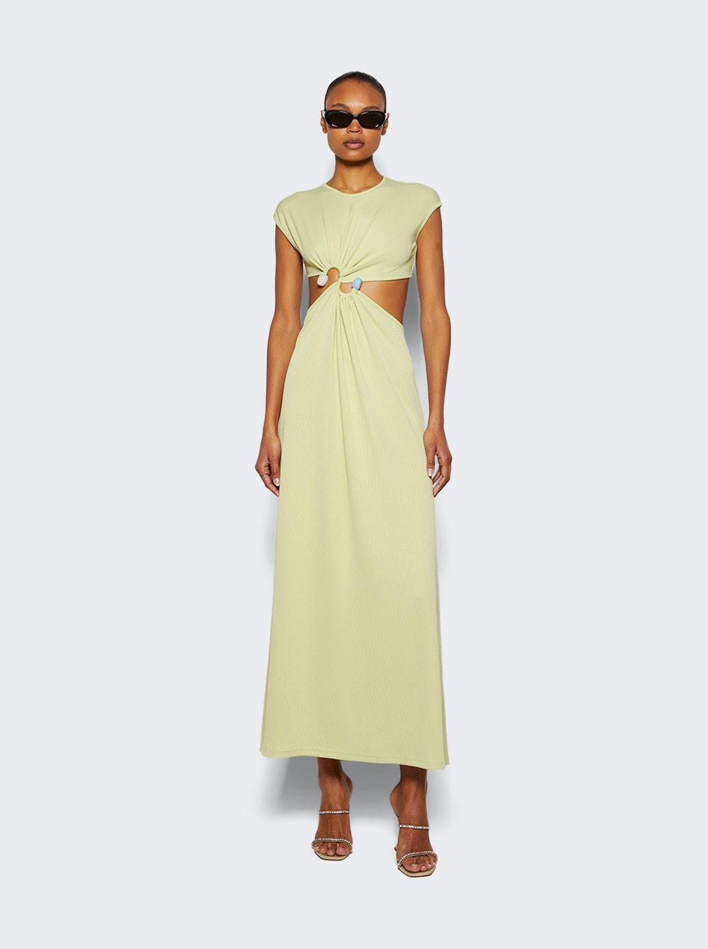S-buckle Tank Dress Melon - 5